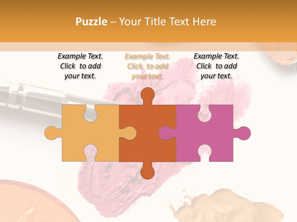 Makeup Foundation Isolated PowerPoint Template