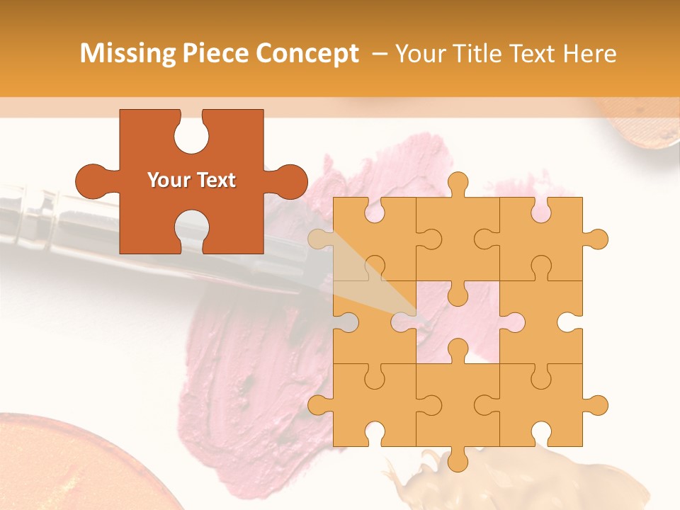 Makeup Foundation Isolated PowerPoint Template