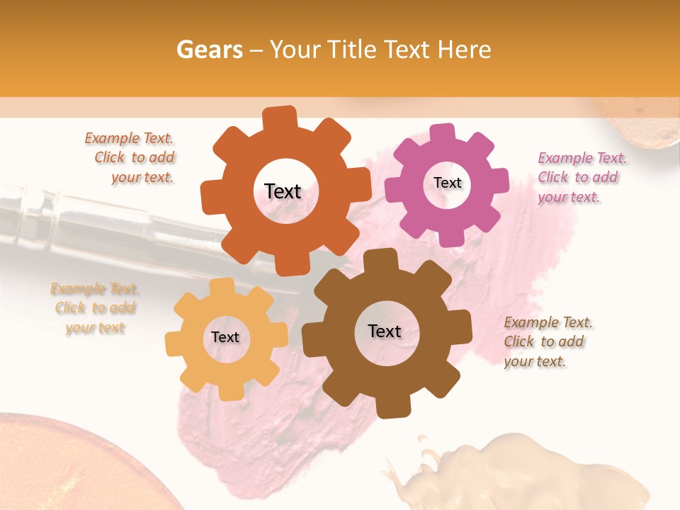 Makeup Foundation Isolated PowerPoint Template