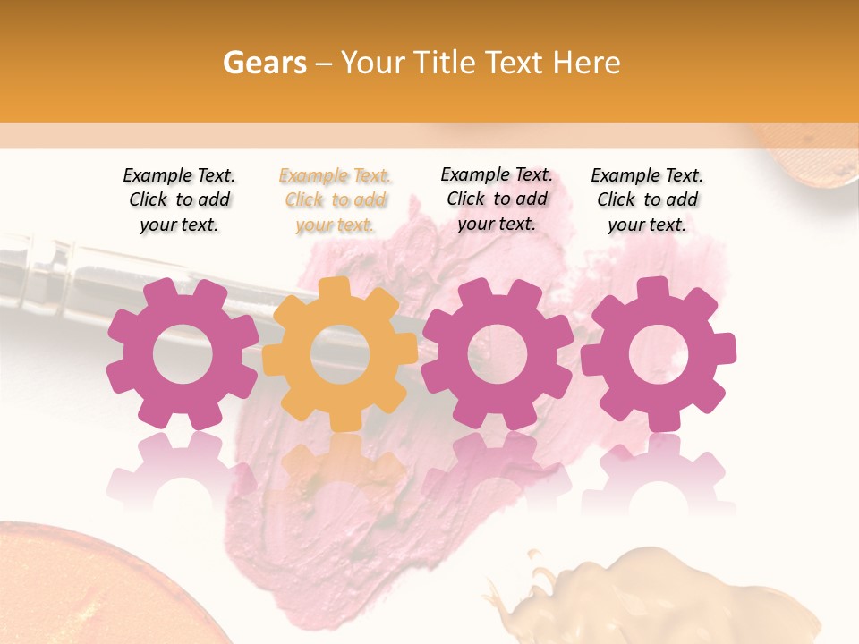 Makeup Foundation Isolated PowerPoint Template