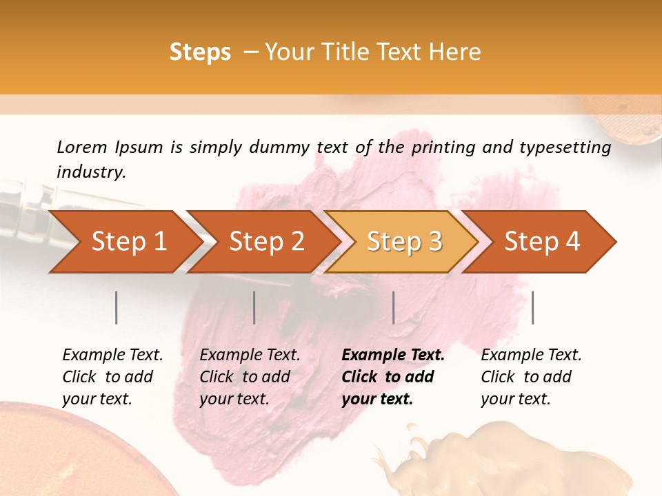 Makeup Foundation Isolated PowerPoint Template