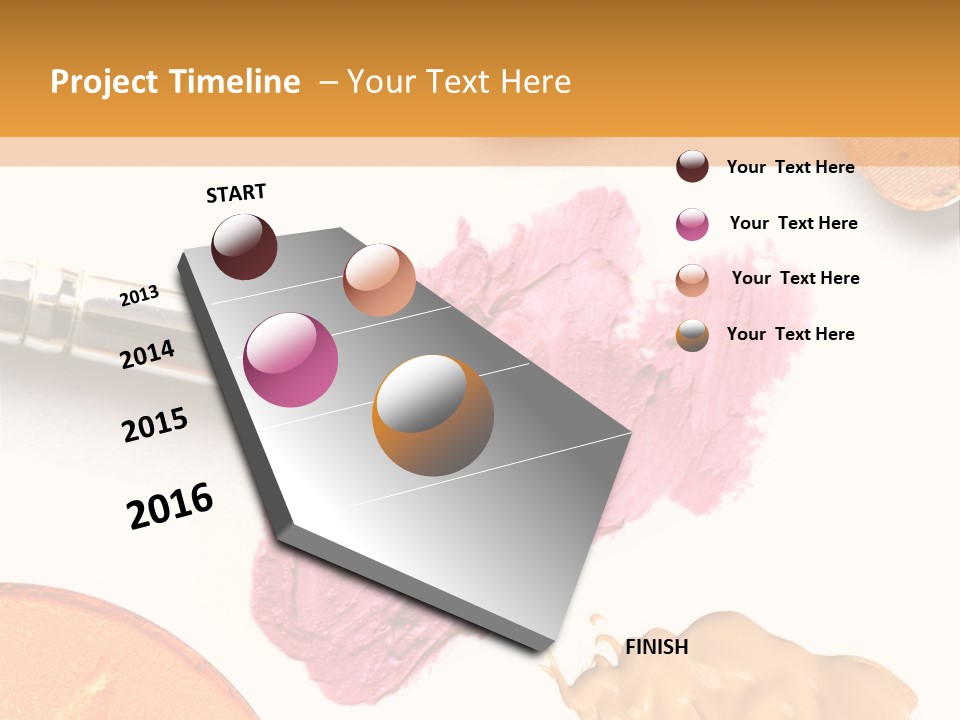Makeup Foundation Isolated PowerPoint Template