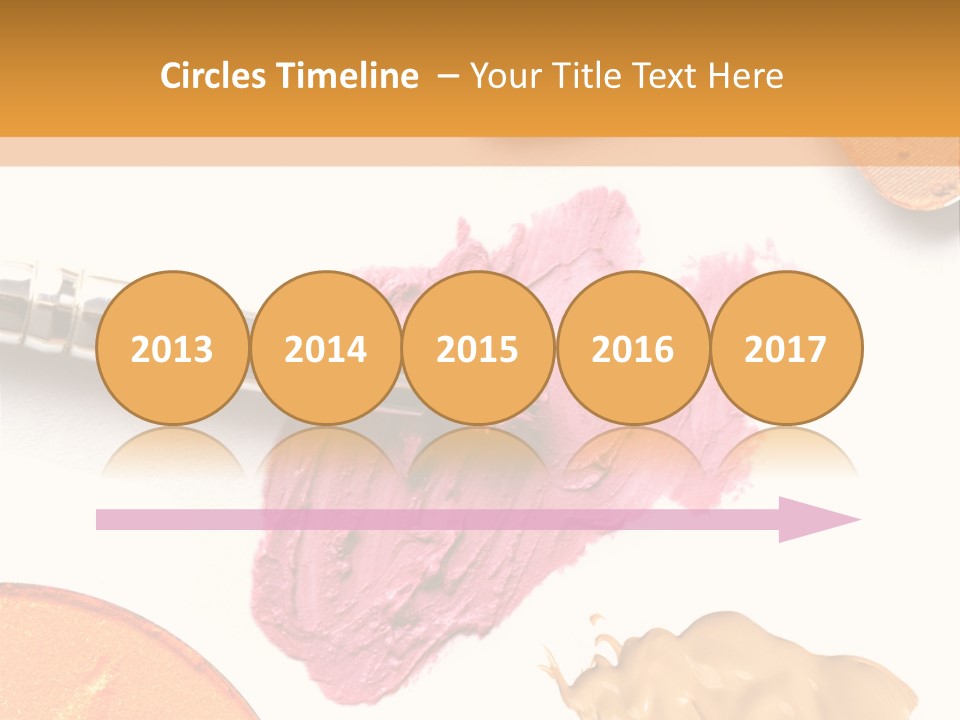 Makeup Foundation Isolated PowerPoint Template