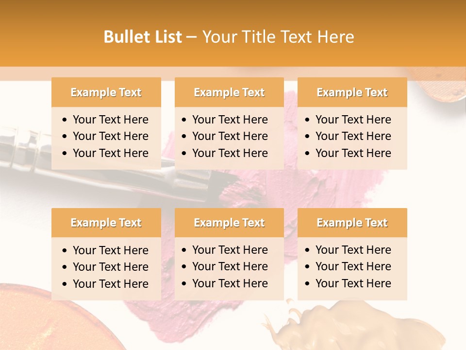 Makeup Foundation Isolated PowerPoint Template