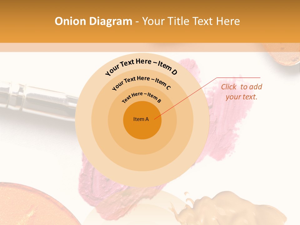 Makeup Foundation Isolated PowerPoint Template