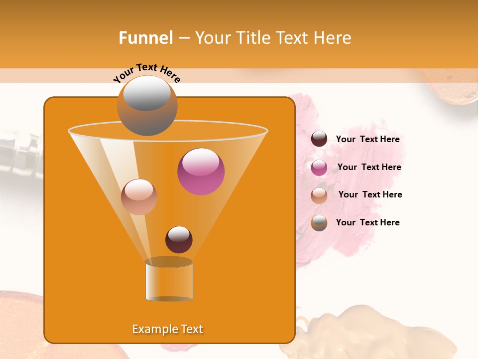 Makeup Foundation Isolated PowerPoint Template