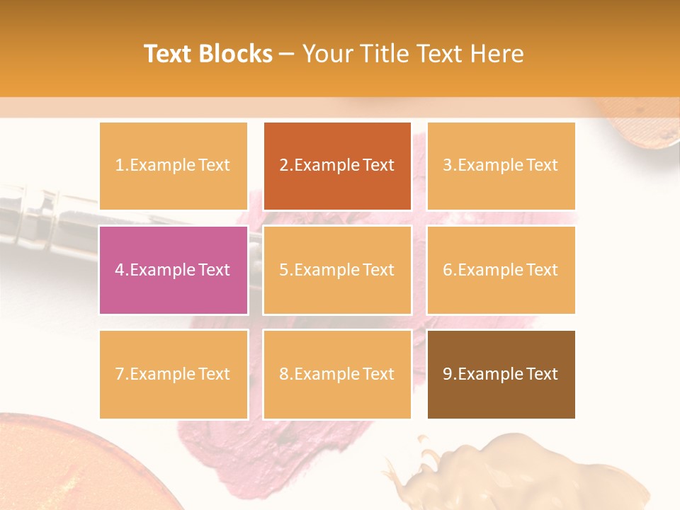 Makeup Foundation Isolated PowerPoint Template