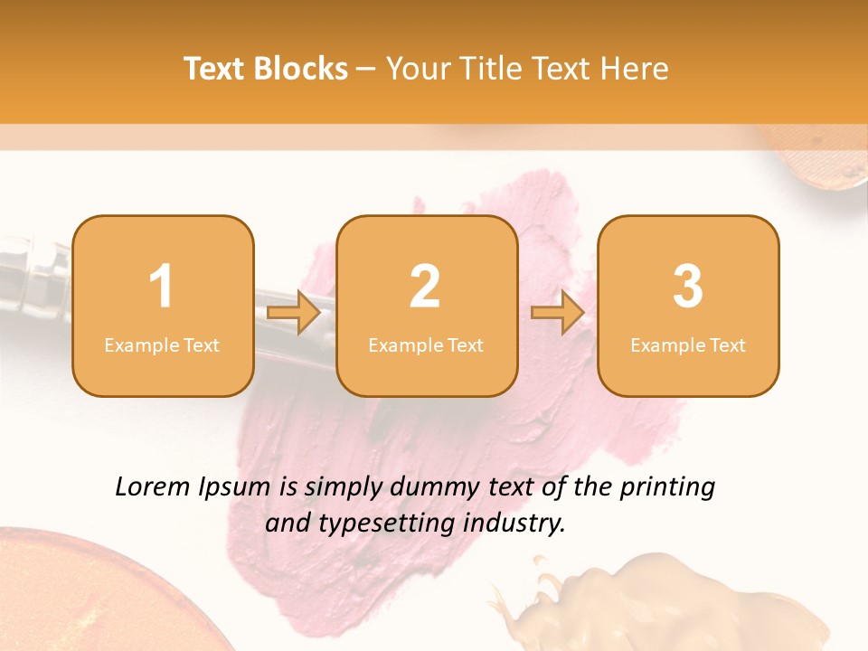 Makeup Foundation Isolated PowerPoint Template