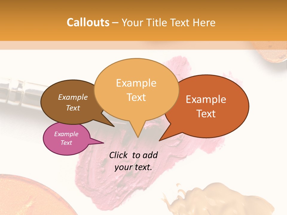 Makeup Foundation Isolated PowerPoint Template