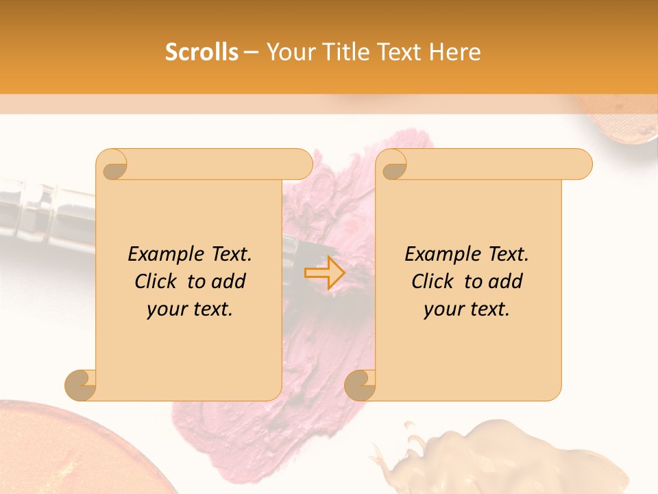 Makeup Foundation Isolated PowerPoint Template