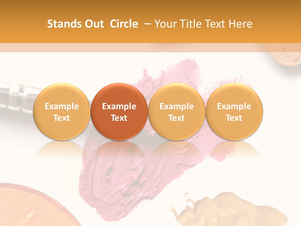 Makeup Foundation Isolated PowerPoint Template