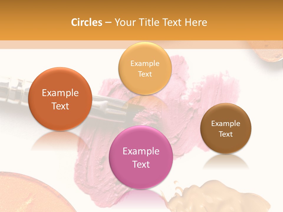 Makeup Foundation Isolated PowerPoint Template