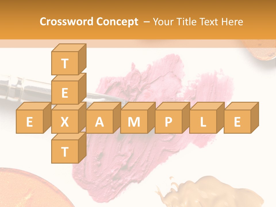 Makeup Foundation Isolated PowerPoint Template
