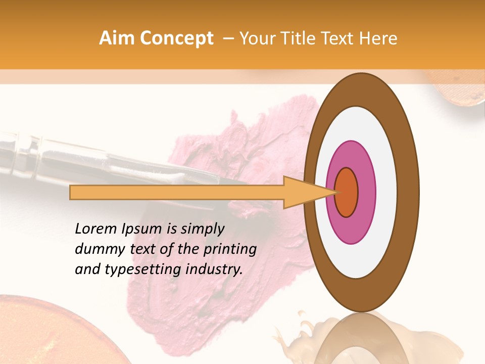 Makeup Foundation Isolated PowerPoint Template