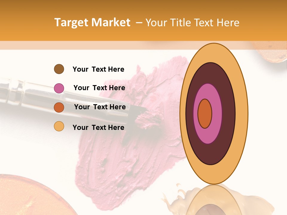 Makeup Foundation Isolated PowerPoint Template