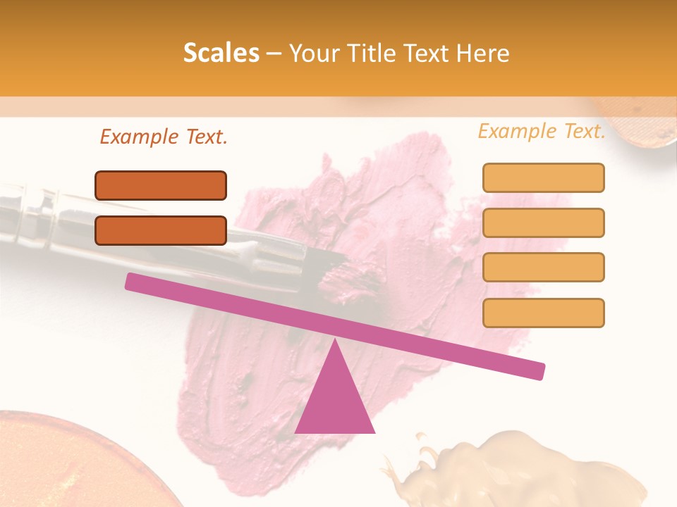 Makeup Foundation Isolated PowerPoint Template