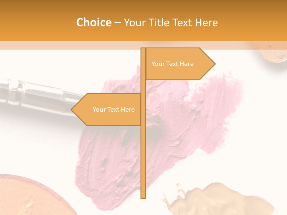 Makeup Foundation Isolated PowerPoint Template