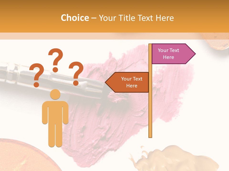 Makeup Foundation Isolated PowerPoint Template