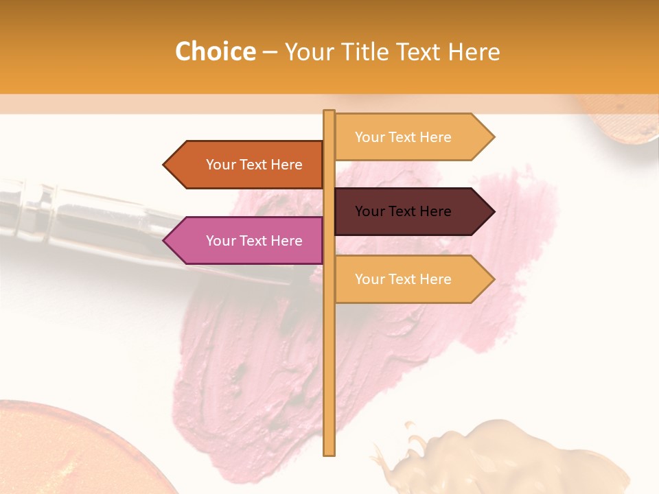 Makeup Foundation Isolated PowerPoint Template
