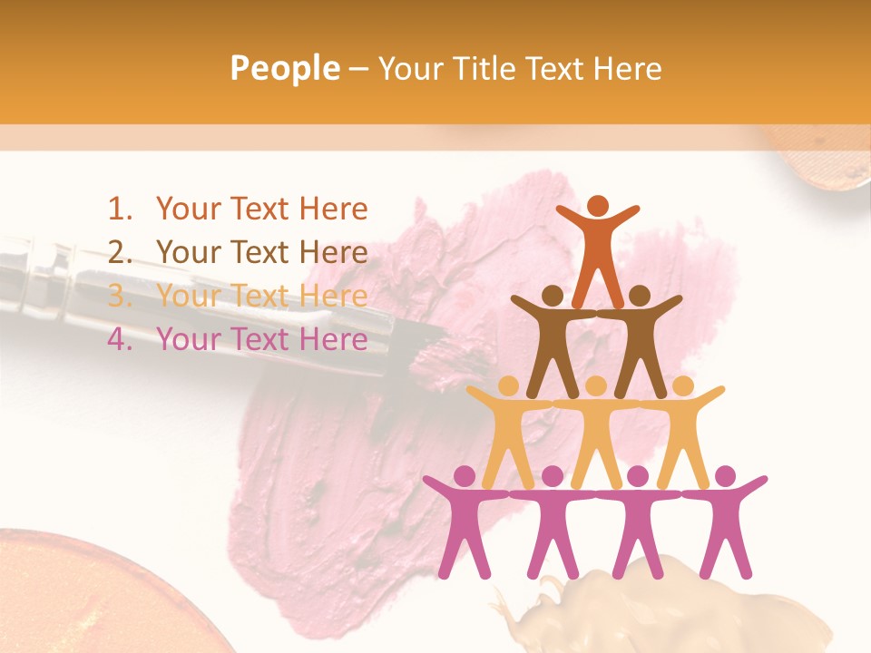 Makeup Foundation Isolated PowerPoint Template