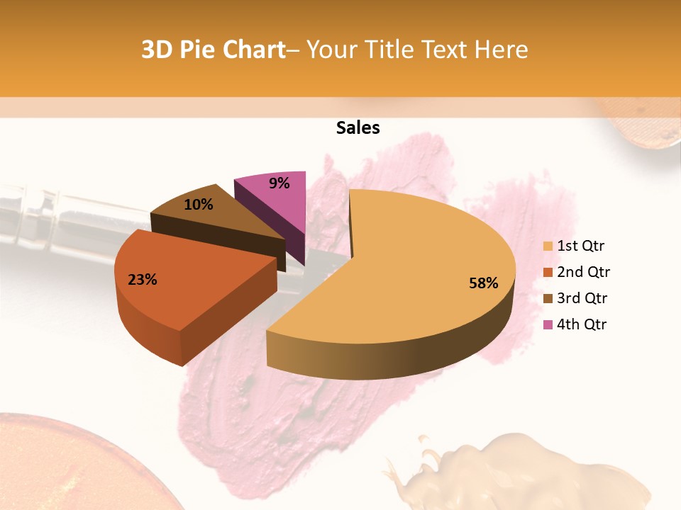 Makeup Foundation Isolated PowerPoint Template