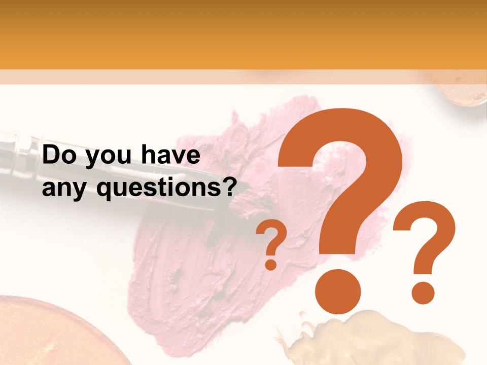 Makeup Foundation Isolated PowerPoint Template