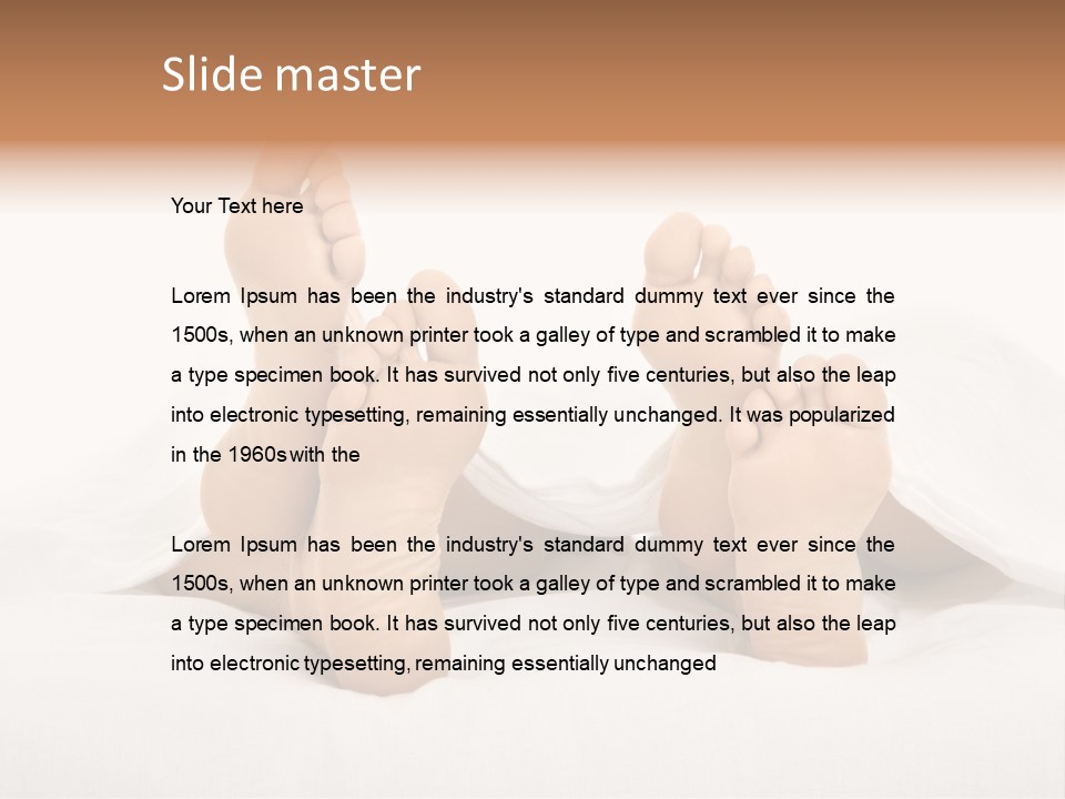 Heel Foot PowerPoint Template
