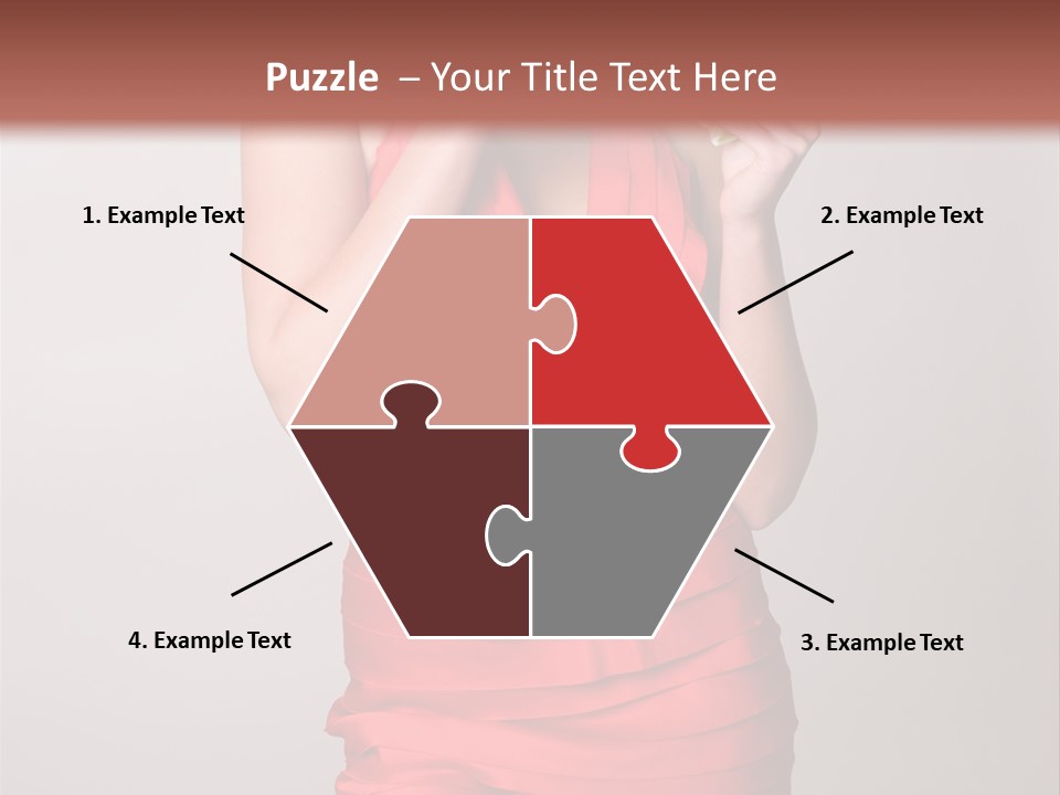 Happiness Woman Complexion PowerPoint Template