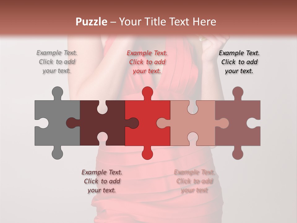 Happiness Woman Complexion PowerPoint Template