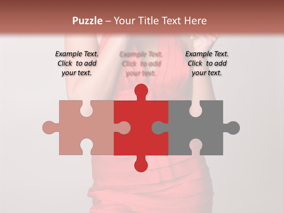 Happiness Woman Complexion PowerPoint Template