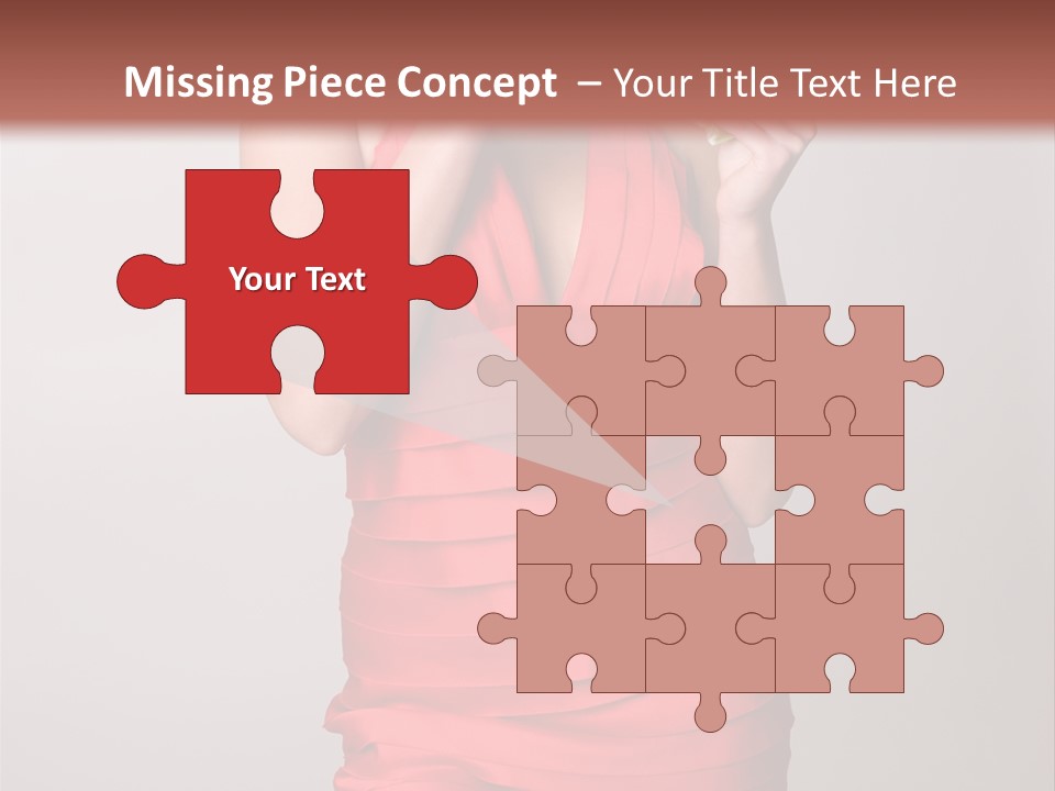 Happiness Woman Complexion PowerPoint Template