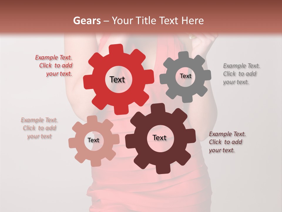 Happiness Woman Complexion PowerPoint Template