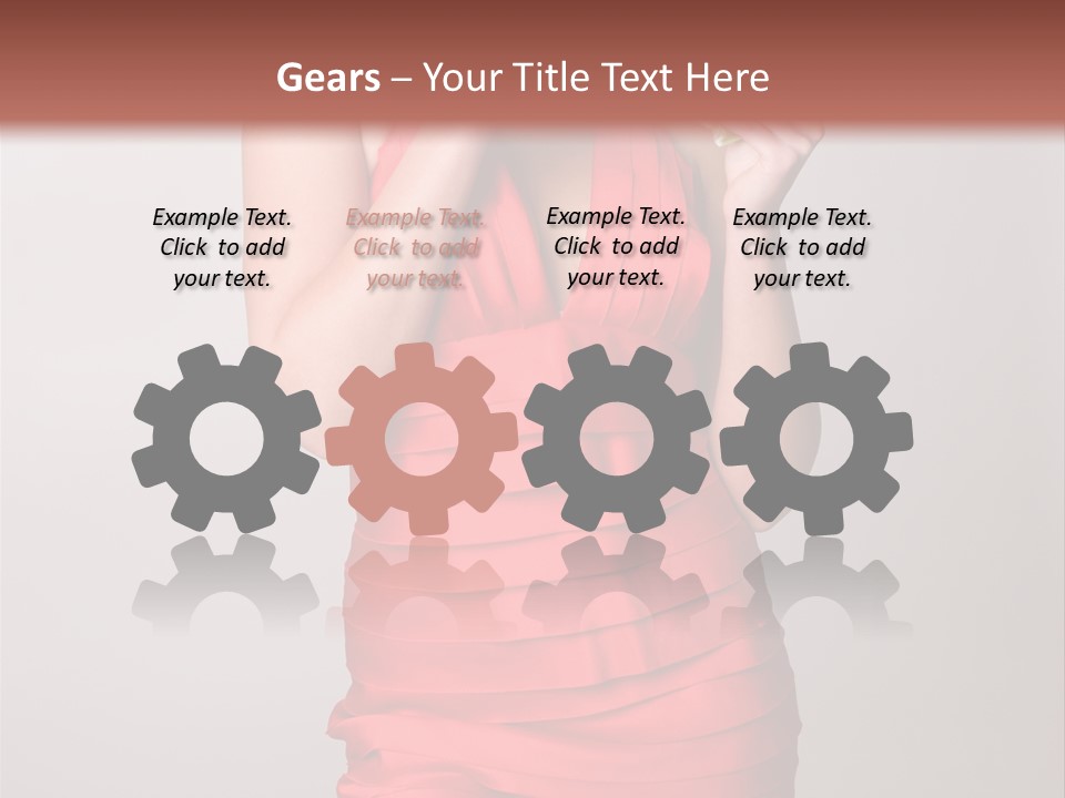 Happiness Woman Complexion PowerPoint Template