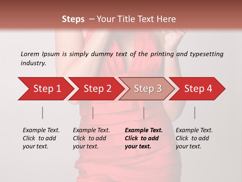 Happiness Woman Complexion PowerPoint Template
