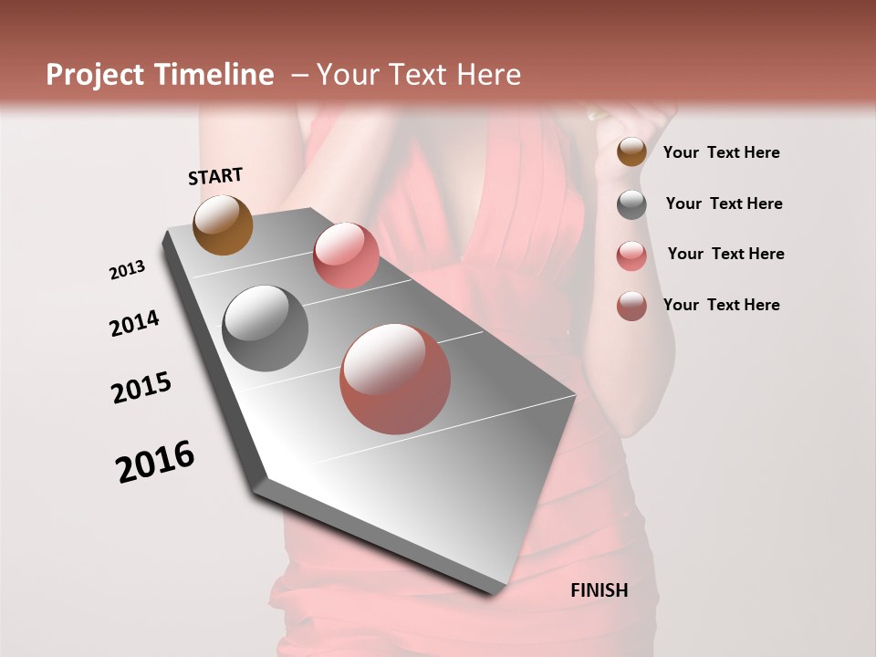 Happiness Woman Complexion PowerPoint Template