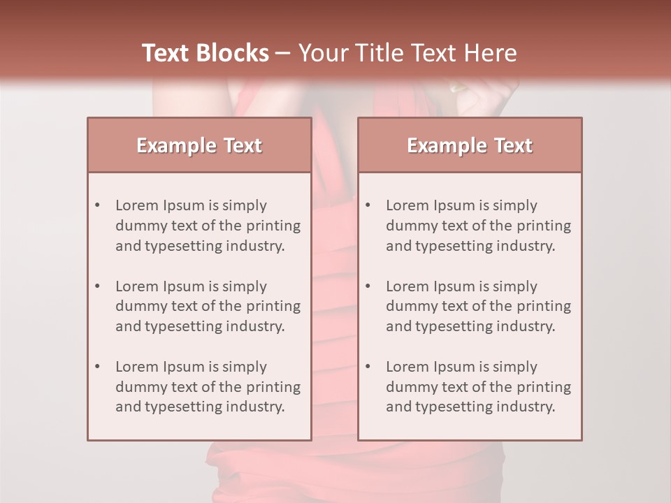 Happiness Woman Complexion PowerPoint Template
