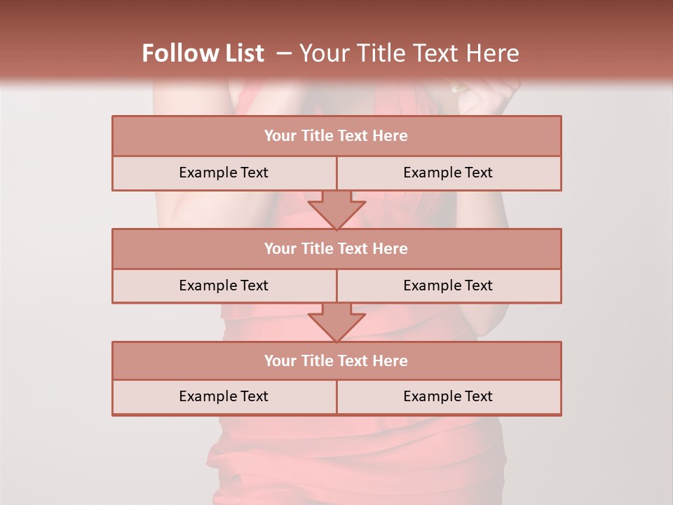 Happiness Woman Complexion PowerPoint Template