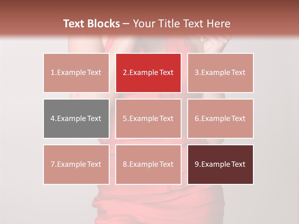 Happiness Woman Complexion PowerPoint Template