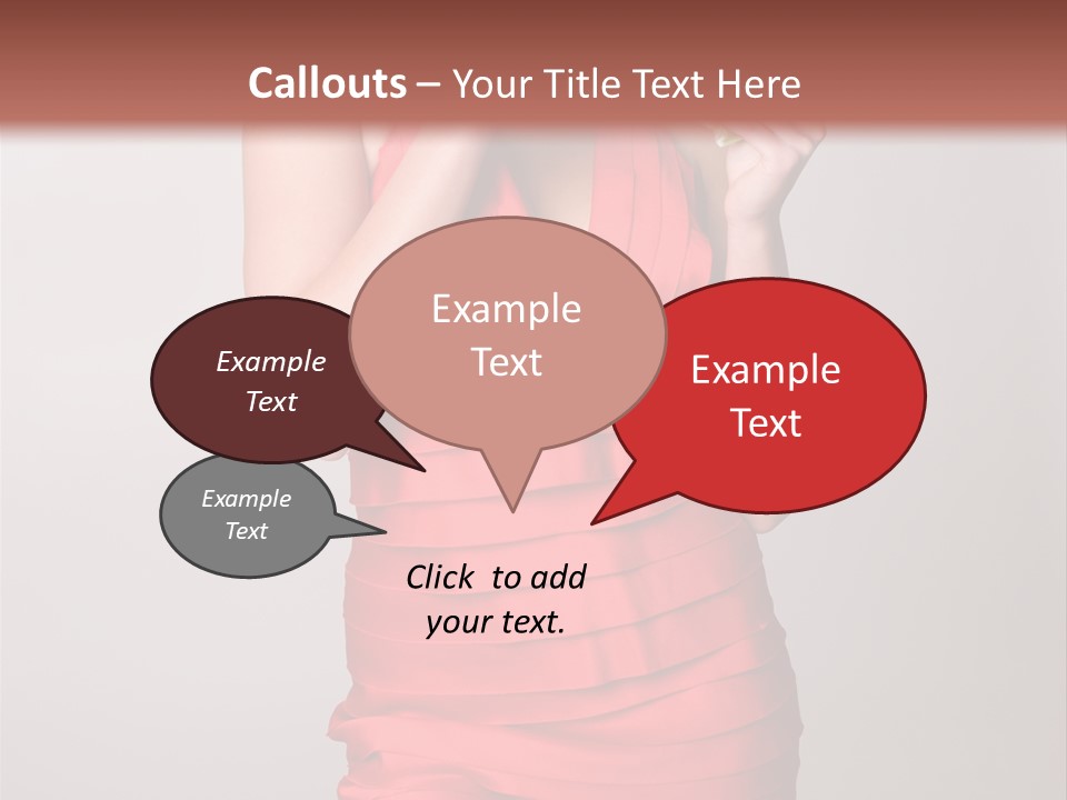 Happiness Woman Complexion PowerPoint Template