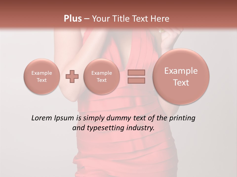 Happiness Woman Complexion PowerPoint Template