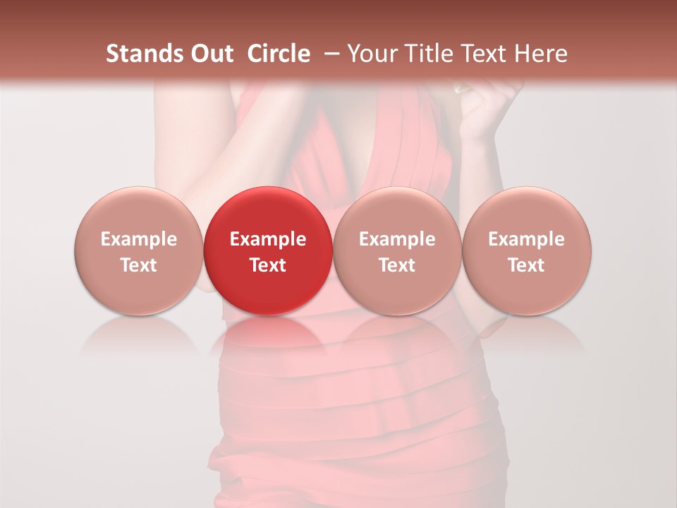 Happiness Woman Complexion PowerPoint Template