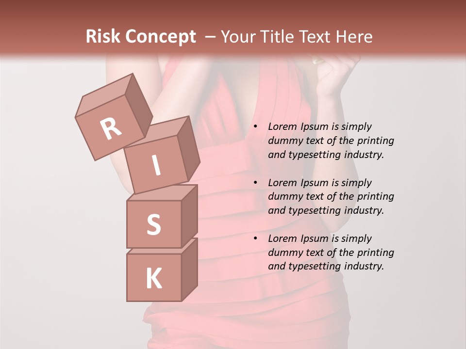 Happiness Woman Complexion PowerPoint Template