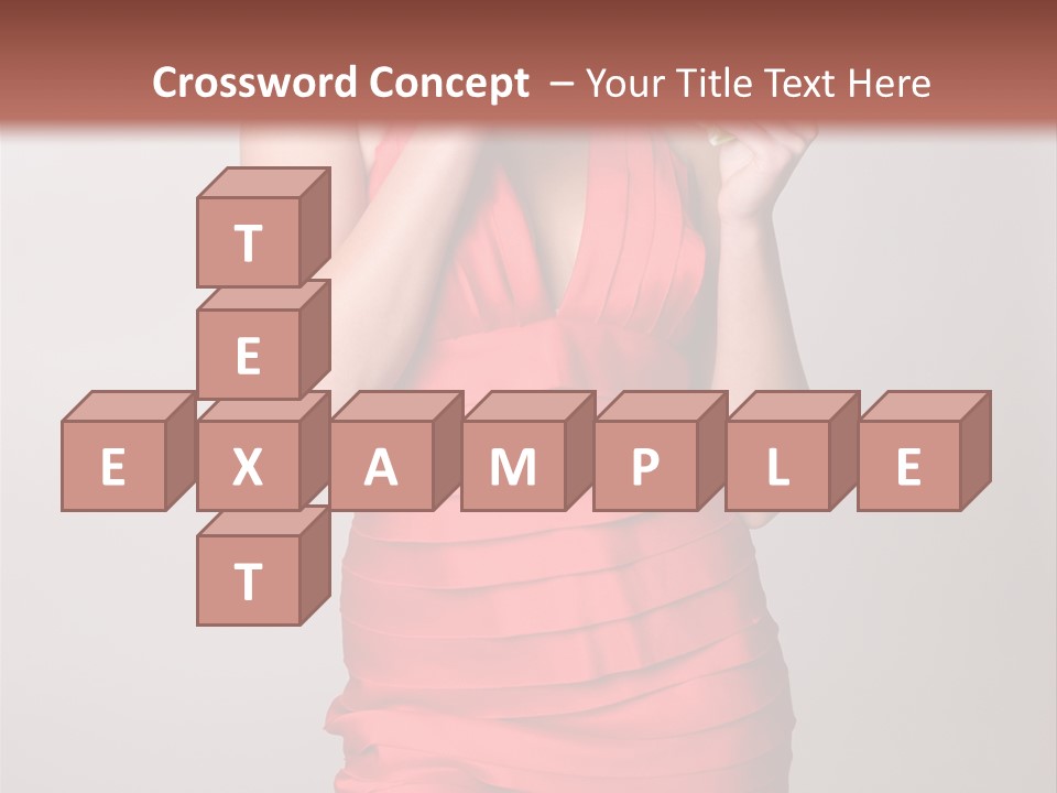 Happiness Woman Complexion PowerPoint Template