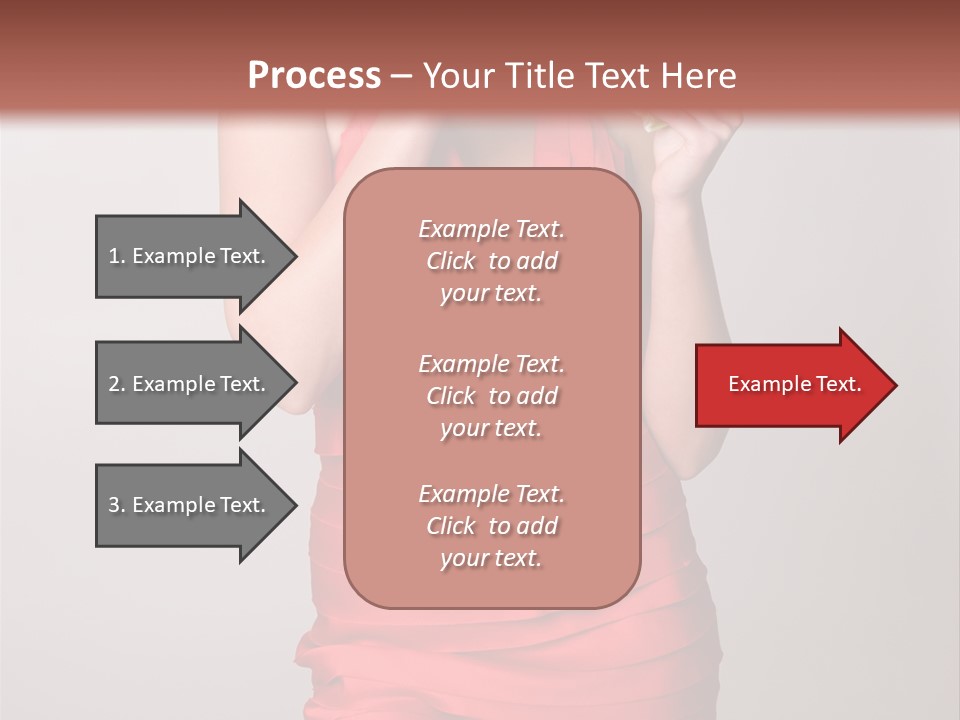 Happiness Woman Complexion PowerPoint Template