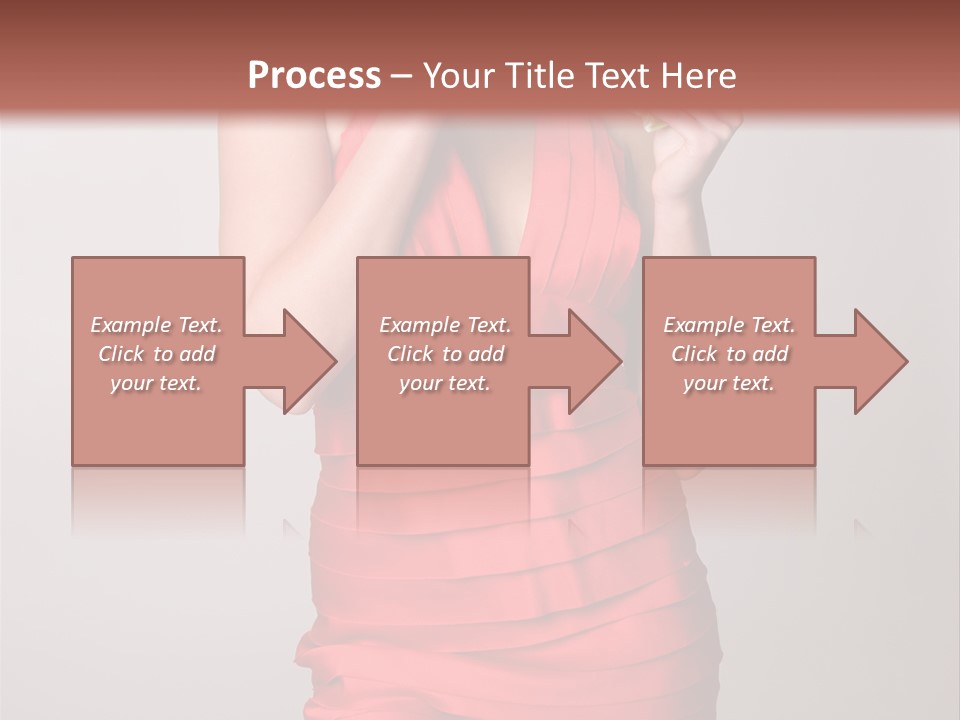Happiness Woman Complexion PowerPoint Template