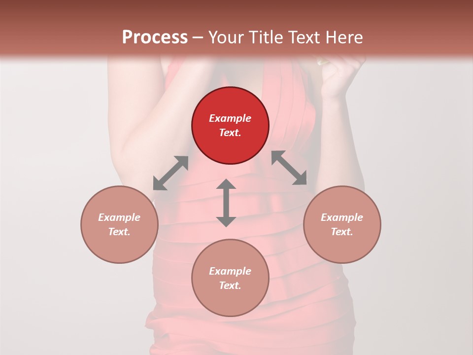 Happiness Woman Complexion PowerPoint Template