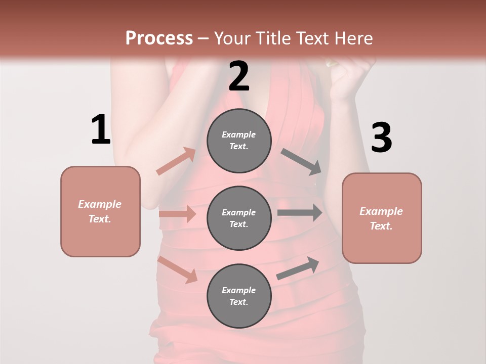 Happiness Woman Complexion PowerPoint Template