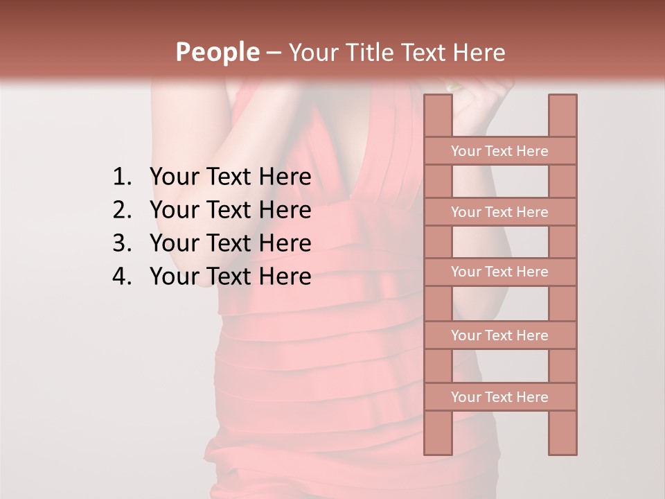 Happiness Woman Complexion PowerPoint Template