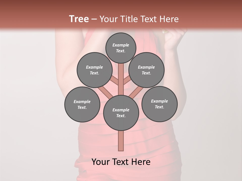 Happiness Woman Complexion PowerPoint Template