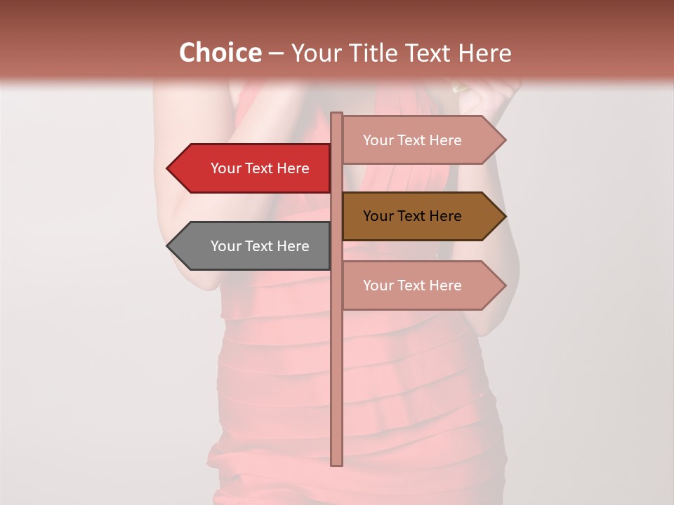 Happiness Woman Complexion PowerPoint Template